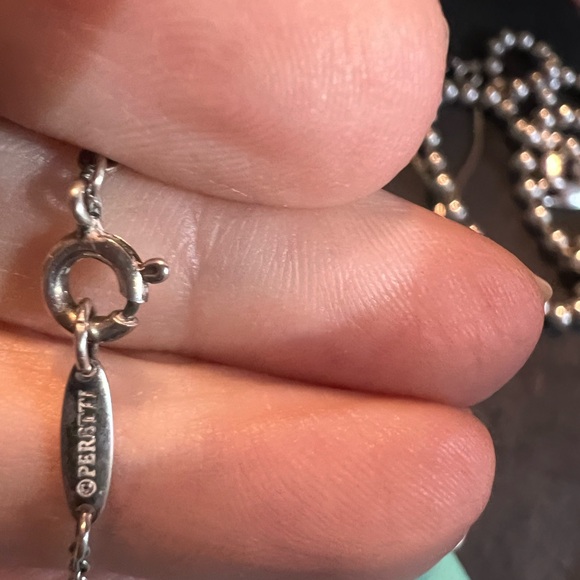 Tiffany & Co. Elsa Peretti large heart necklace with chain 16 inches. - Picture 4 of 7